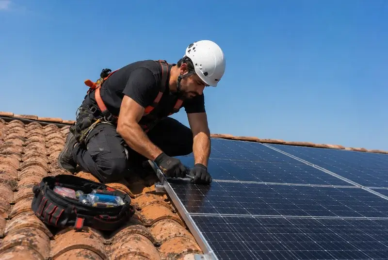 Maintenance et monitoring de panneaux solaires à Romillé