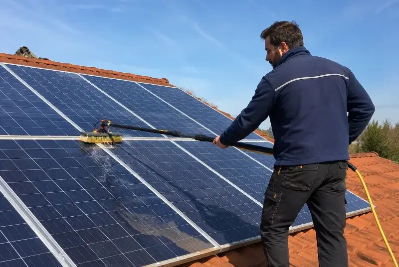 Nettoyage et entretien de panneaux solaires à Romillé